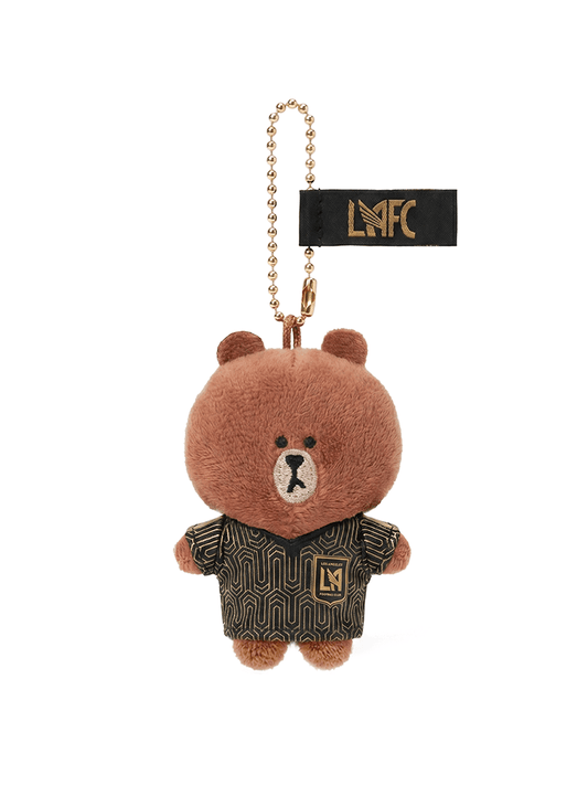 [Pre-Order] LAFC | LINE FRIENDS BROWN RANDOM MINI KEYRING (4 Types)