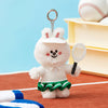 LINE FRIENDS CONY Tennis Field Day Plush Keyring