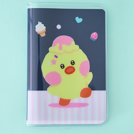 LINE FRIENDS minini selini Ice Cream Passport Cover