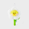 LINE FRIENDS selini minini Flower Plush Keyring