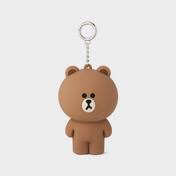 LINE FRENDS ブラウン　chocolate LINE FRIENDS BROWN Keyring Pouch – LINE FRIENDS_US