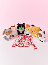 LINE FRIENDS mini minini catnini Plush Keyring