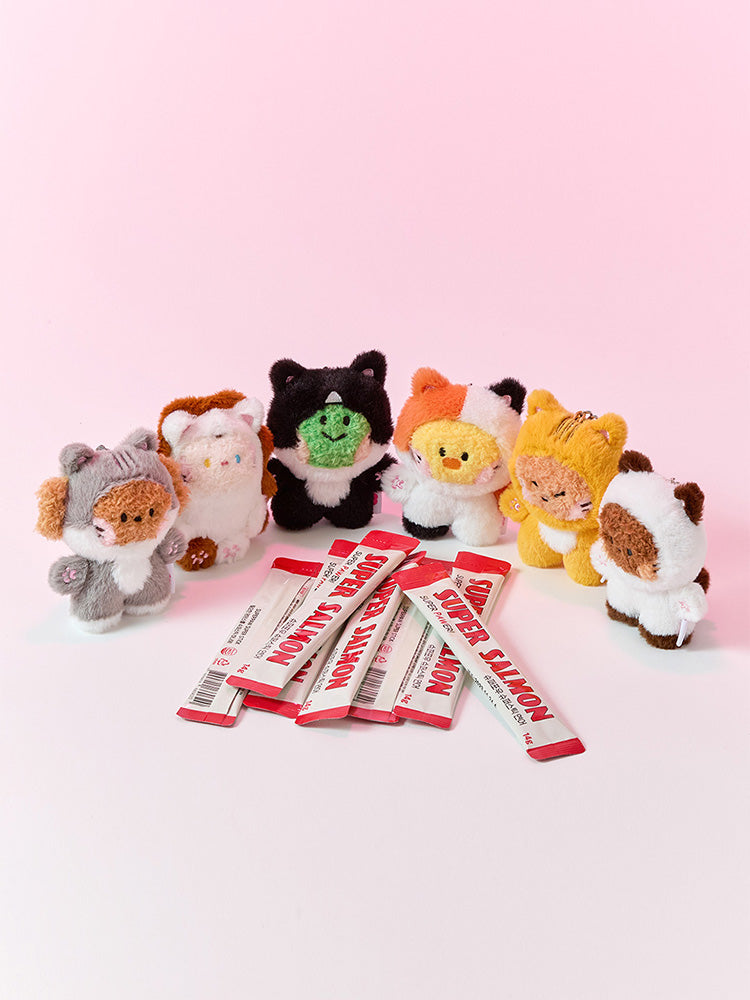 LINE FRIENDS mini minini catnini Plush Keyring