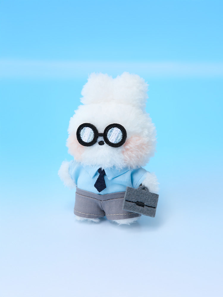 LINE FRIENDS minini World Plush Keyring Pouch Set