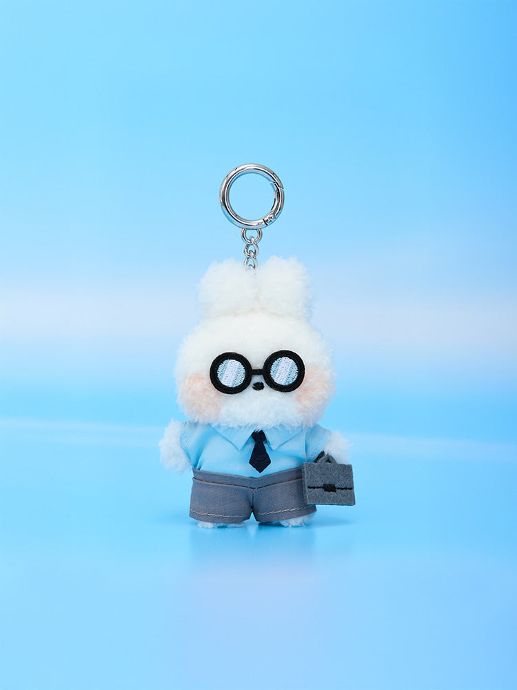 LINE FRIENDS minini World Plush Keyring Pouch Set