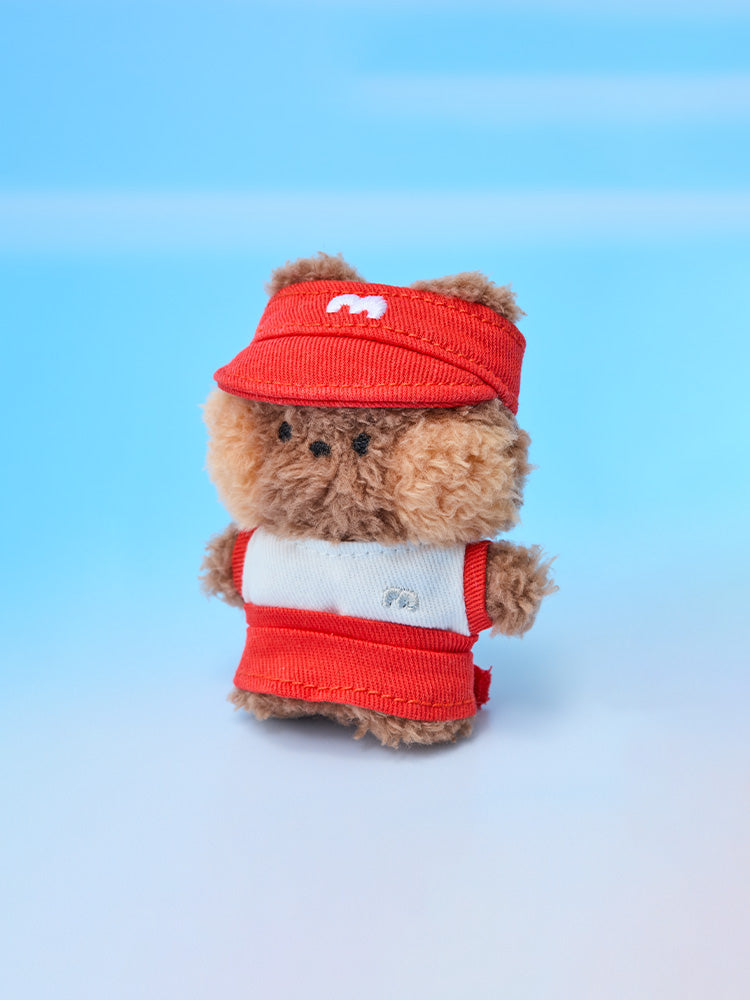 LINE FRIENDS minini World Plush Keyring Pouch Set