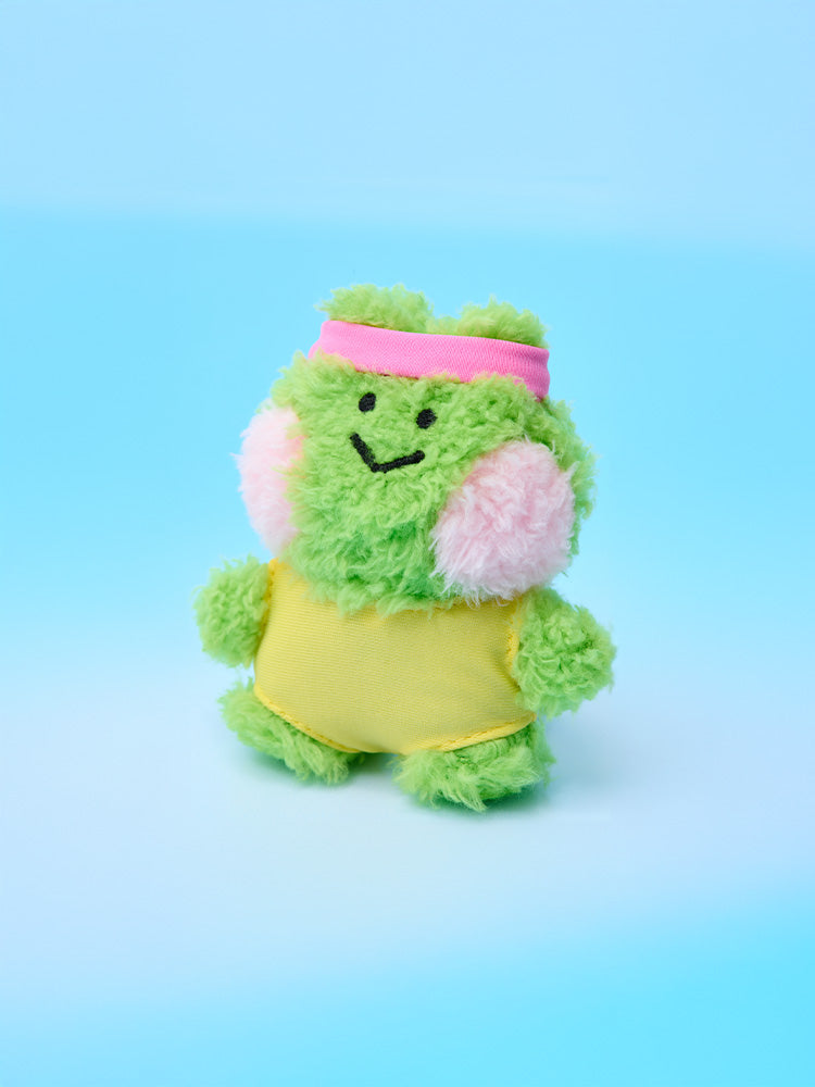 LINE FRIENDS minini World Plush Keyring Pouch Set