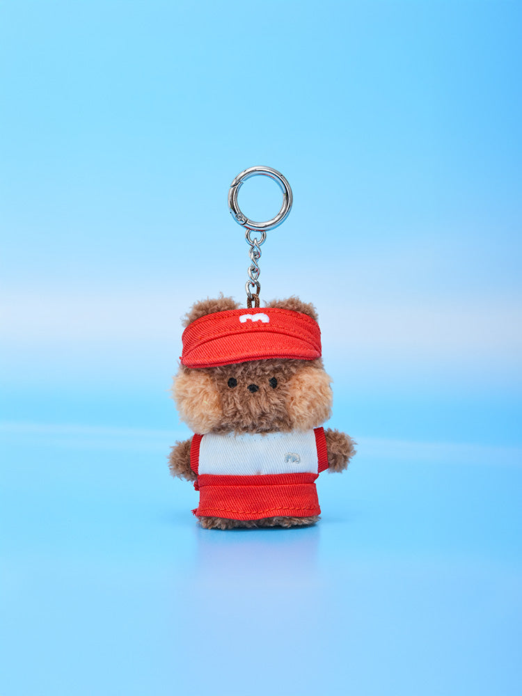 LINE FRIENDS minini World Plush Keyring Pouch Set