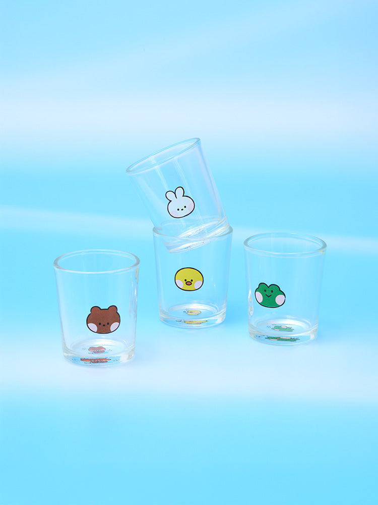LINE FRIENDS minini World SOJU Shot Glass Set (4pc)