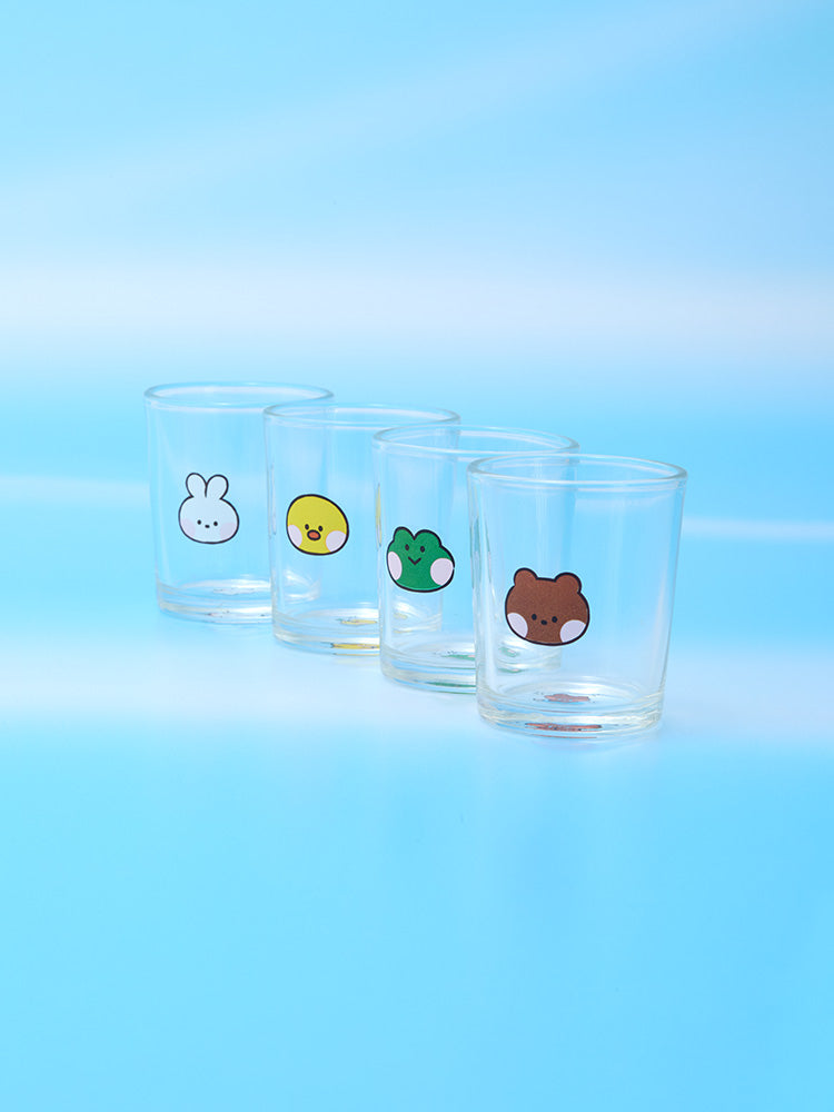 LINE FRIENDS minini World SOJU Shot Glass Set (4pc)