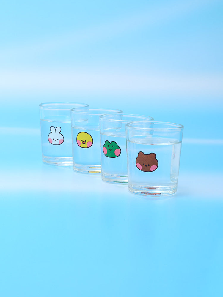 LINE FRIENDS minini World SOJU Shot Glass Set (4pc)