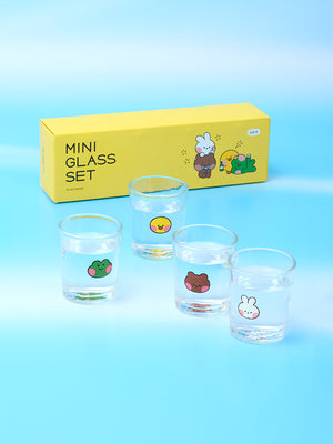 LINE FRIENDS minini World SOJU Shot Glass Set (4pc)