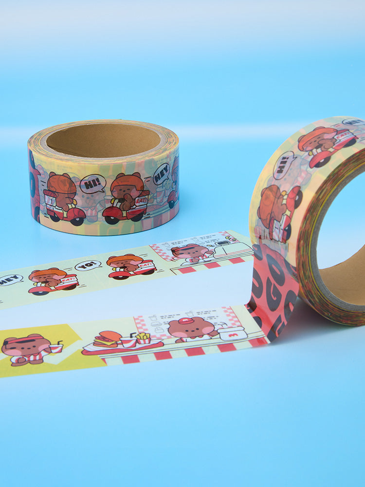 LINE FRIENDS minini World bnini Packing Tape