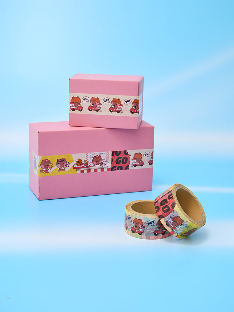 LINE FRIENDS minini World bnini Packing Tape