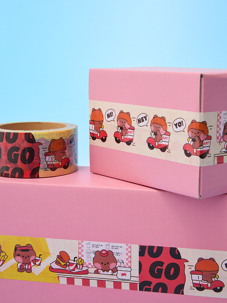 LINE FRIENDS minini World bnini Packing Tape