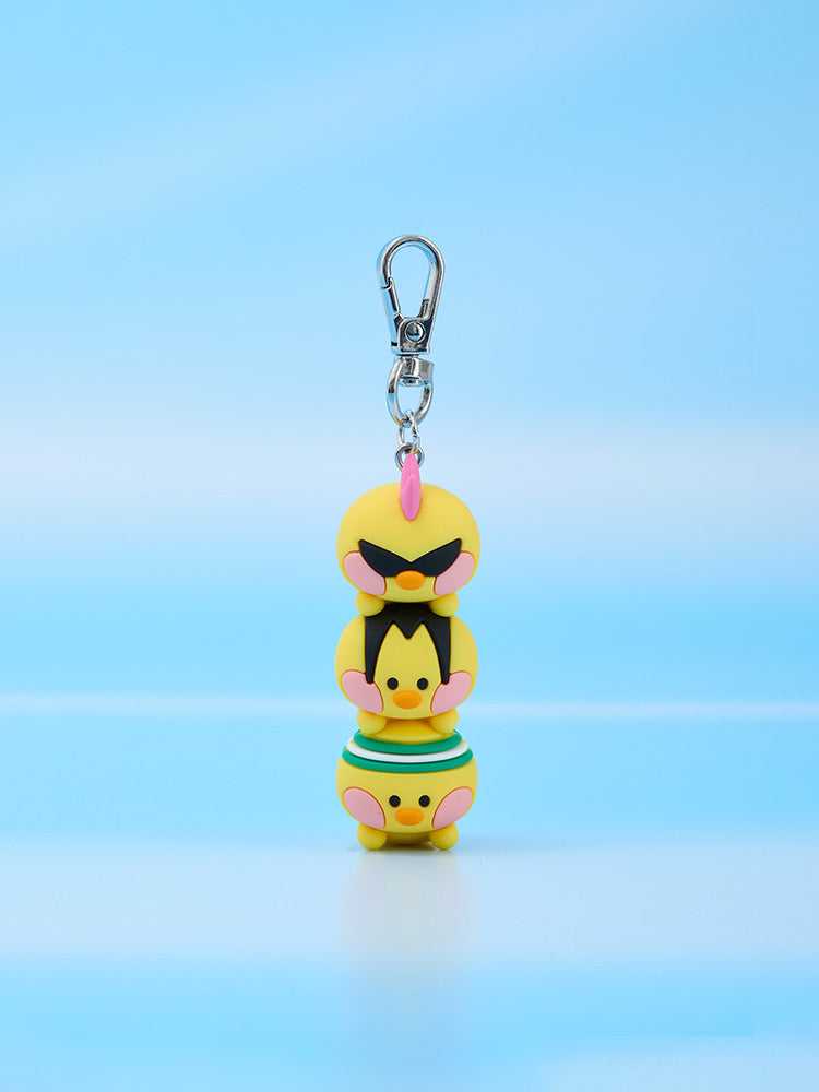LINE FRIENDS minini World selini Figure Keyring