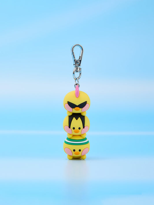 LINE FRIENDS minini World selini Figure Keyring