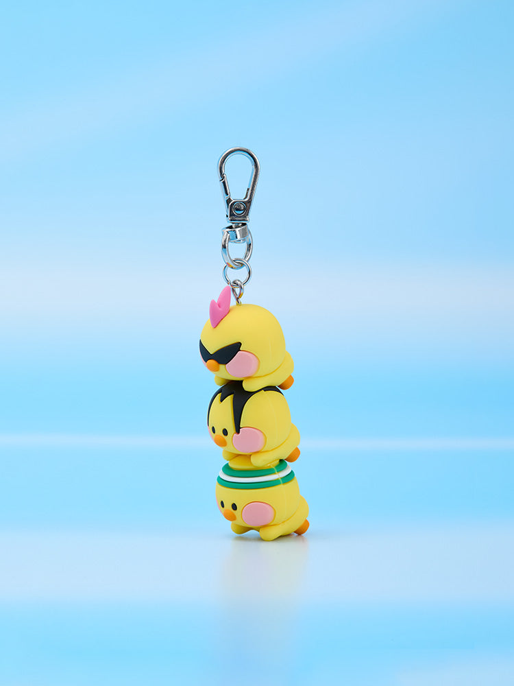 LINE FRIENDS minini World selini Figure Keyring