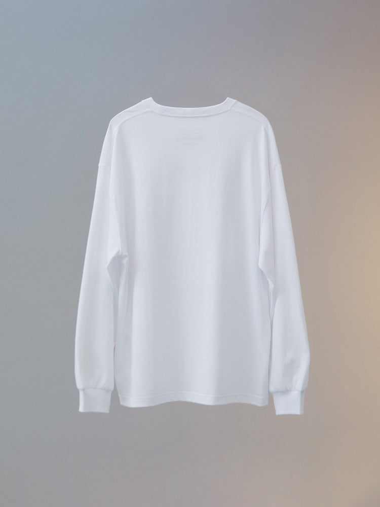 NewJeans X Hiroshi Fujiwara COLLER Long Sleeve Shirt Ver. 2 (WHITE)