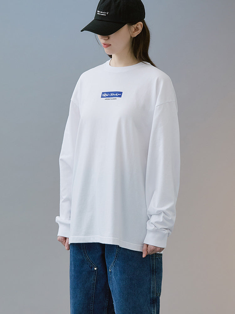 NewJeans X Hiroshi Fujiwara COLLER Long Sleeve Shirt Ver. 2 (WHITE)