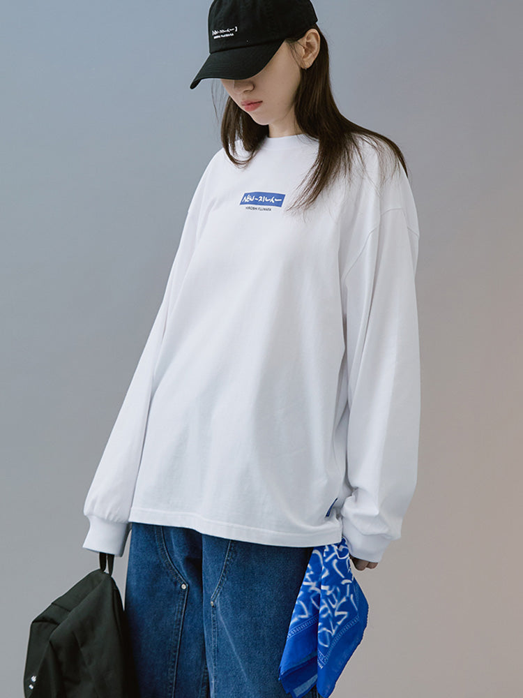 NewJeans X Hiroshi Fujiwara COLLER Long Sleeve Shirt Ver. 2 (WHITE)
