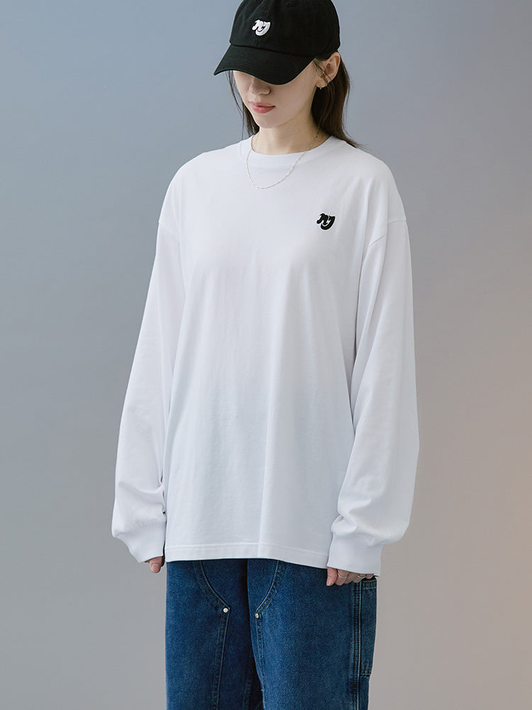NewJeans X Hiroshi Fujiwara COLLER Long Sleeve Shirt Ver. 3 (WHITE)