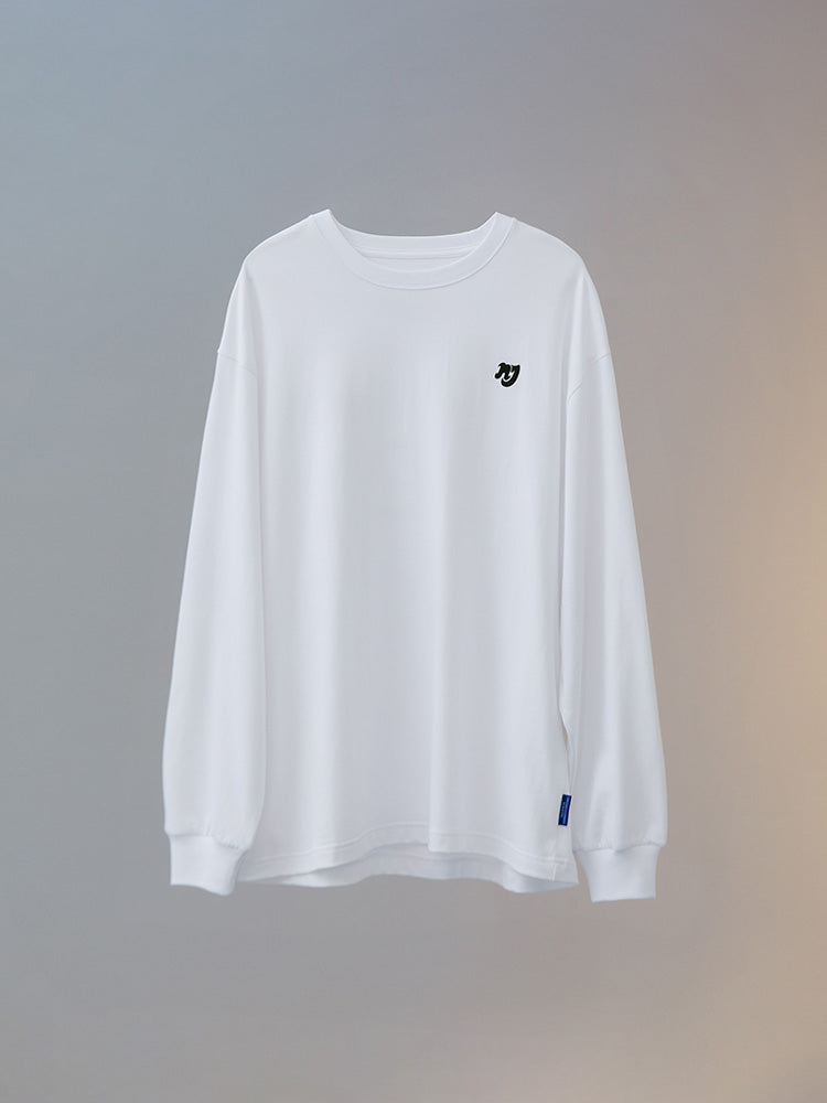 NewJeans X Hiroshi Fujiwara COLLER Long Sleeve Shirt Ver. 3 (WHITE)