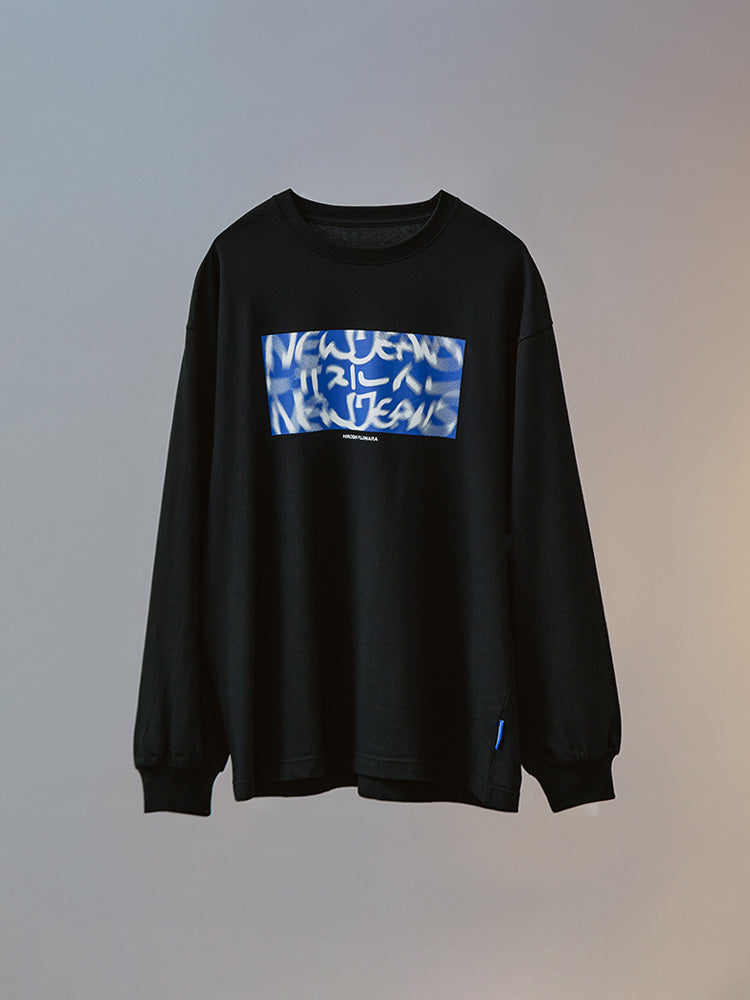 NewJeans X Hiroshi Fujiwara COLLER Long Sleeve Shirt Ver. 1 (BLACK)