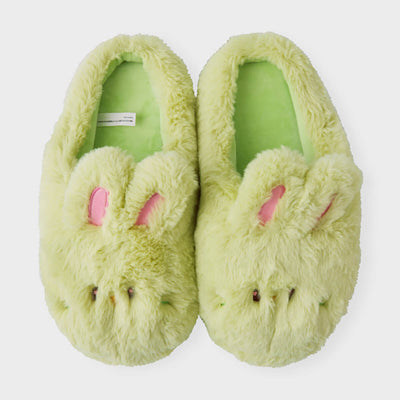 NewJeans bunini Plush House Slippers (Green)