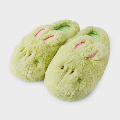 NewJeans bunini Plush House Slippers (Green)