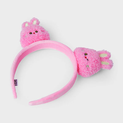 NewJeans bunini Plush Headband (Pink)