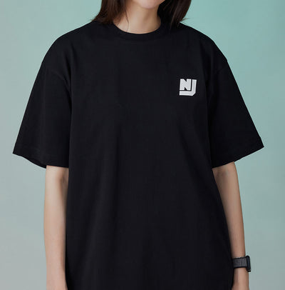 NewJeans How Sweet Logo T-Shirt Black