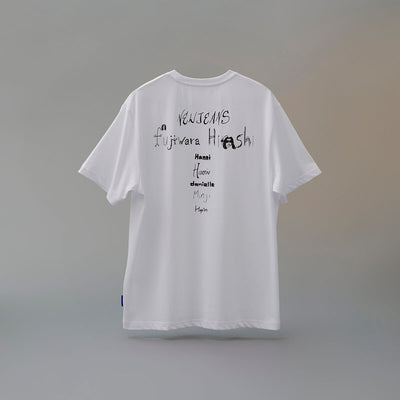 NewJeans X Hiroshi Fujiwara COLLER T-Shirt Ver.5 (WHITE)