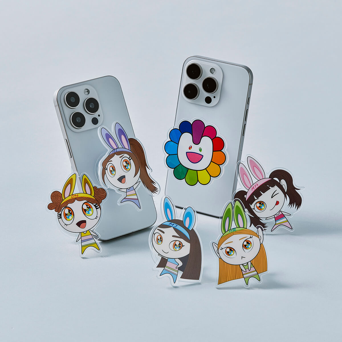 NewJeans x MURAKAMI ACRYLIC PHONE GRIP (HAERIN) NewJeans x MURAKAMI ACRYLIC PHONE GRIP (HAERIN)