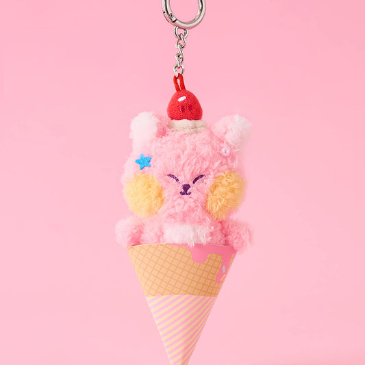 LINE FRIENDS mini minini chichini Ice Cream Keyring