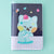 LINE FRIENDS minini chichini Ice Cream Passport Cover