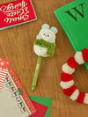 BT21 mini minini Petite Holiday Snowman Plush Gel Pen