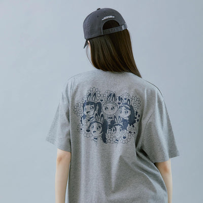 NewJeans x MURAKAMI T-Shirt (MELANGE GRAY)