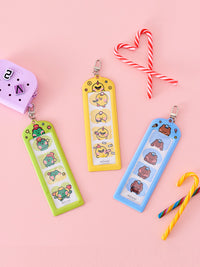 LINE FRIENDS minini Theme Park Photo Keyring