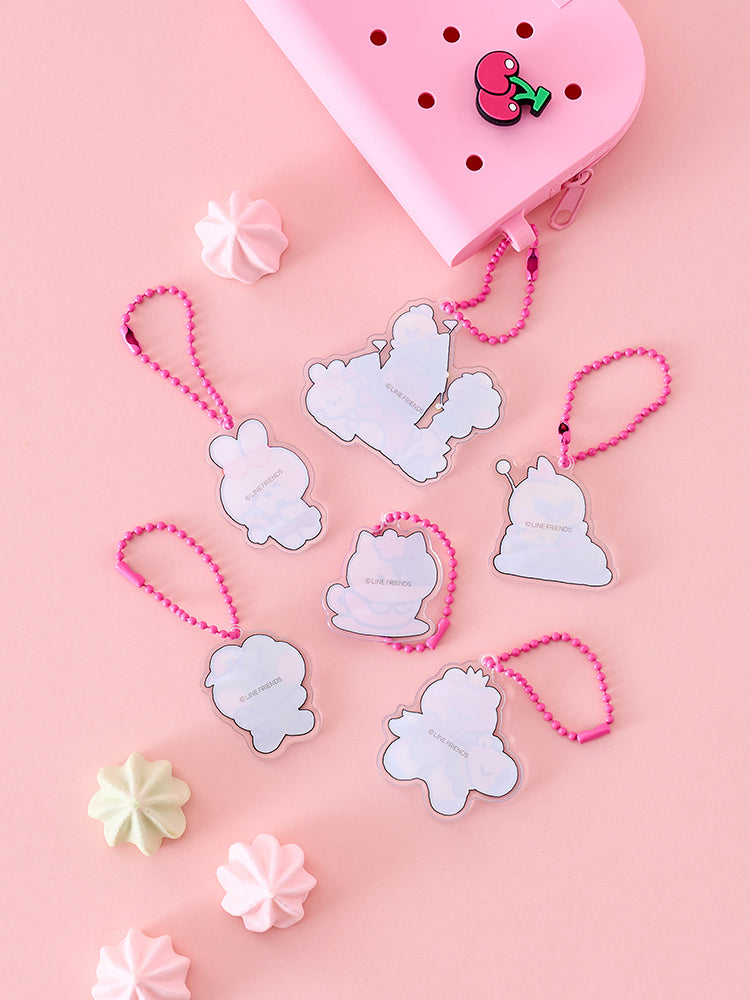 LINE FRIENDS minini Theme Park Acrylic Random Keyring