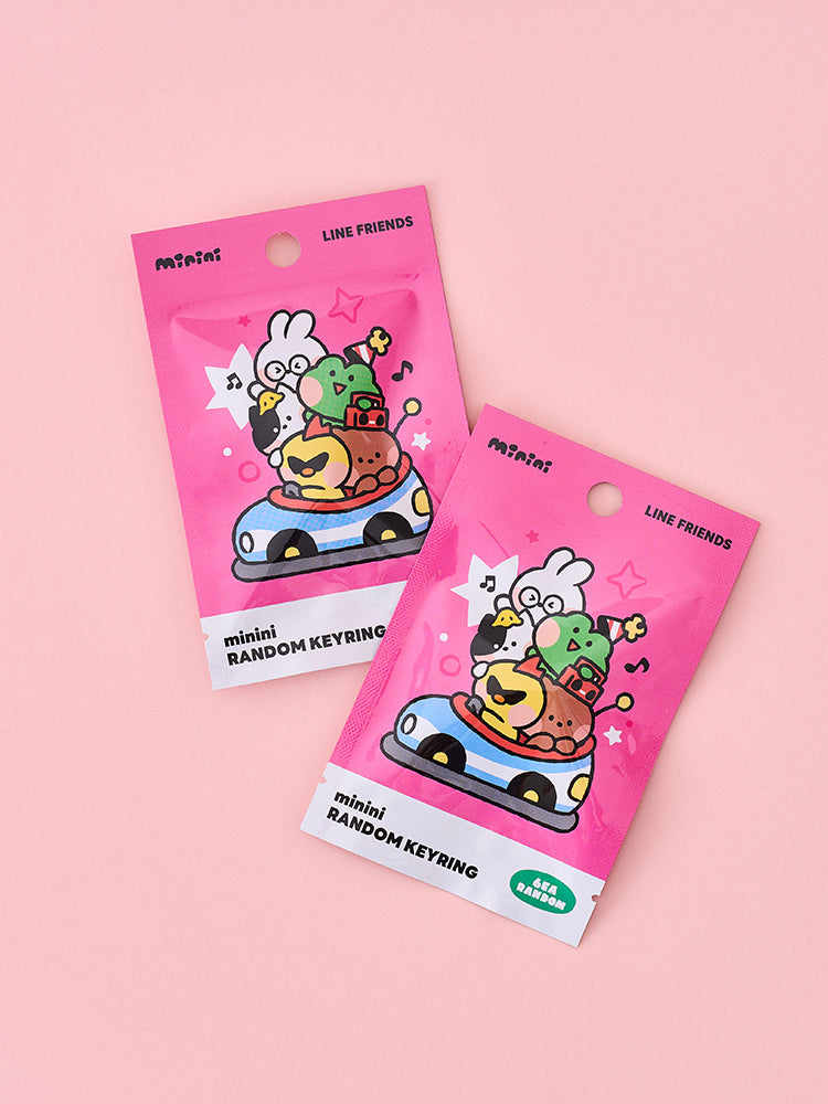 LINE FRIENDS minini Theme Park Acrylic Random Keyring – LINE