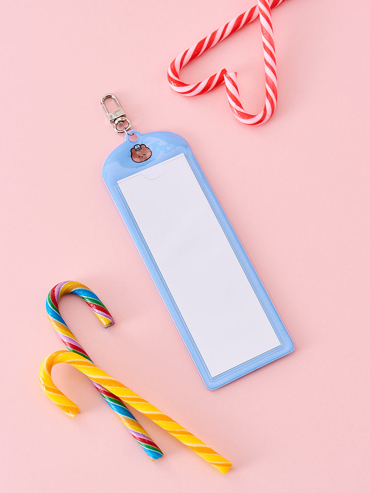 LINE FRIENDS minini Theme Park Photo Keyring