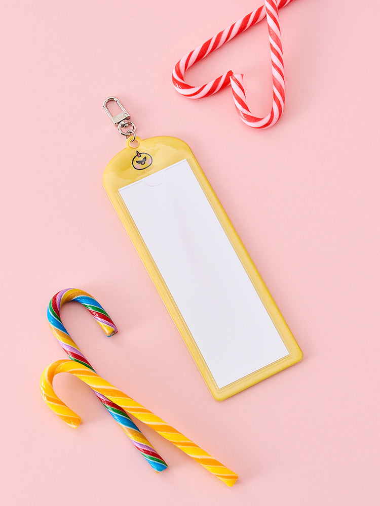 LINE FRIENDS minini Theme Park Photo Keyring