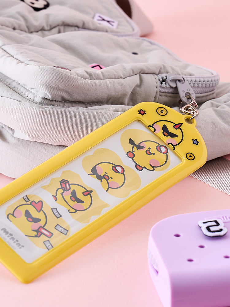 LINE FRIENDS minini Theme Park Photo Keyring