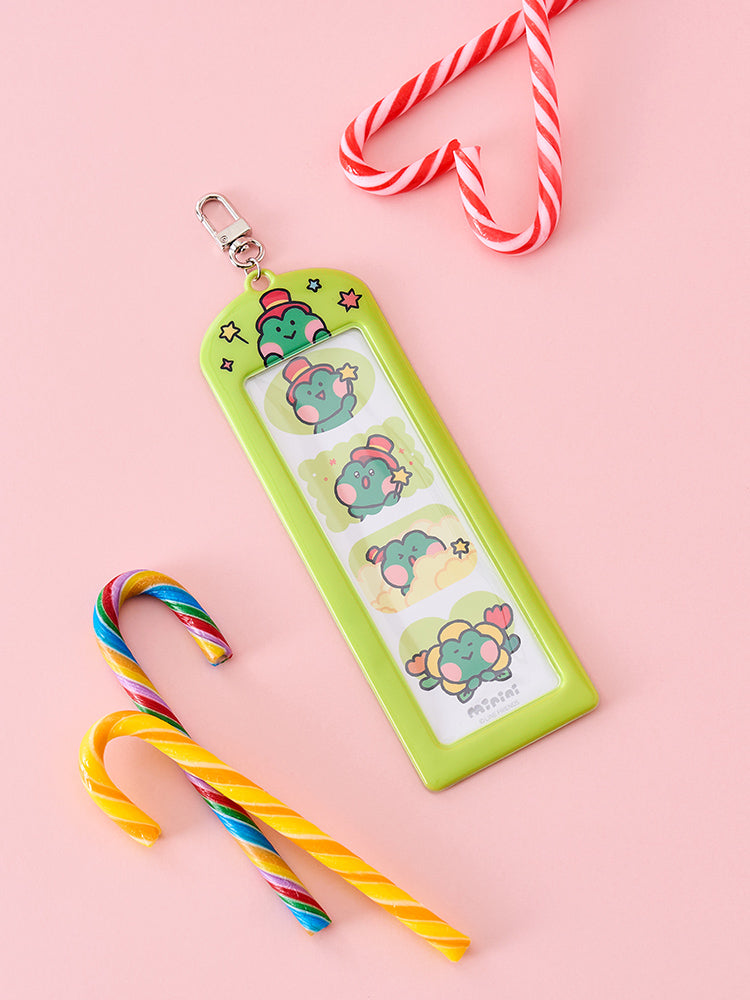 LINE FRIENDS minini Theme Park Photo Keyring