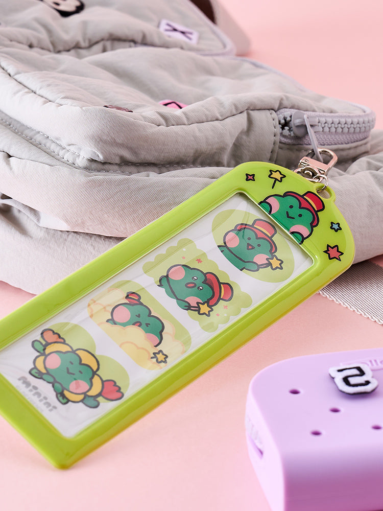 LINE FRIENDS minini Theme Park Photo Keyring