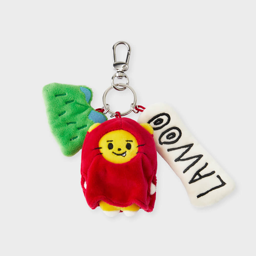 TRUZ LAWOO TREASURE Collection Plush Charm Keychain