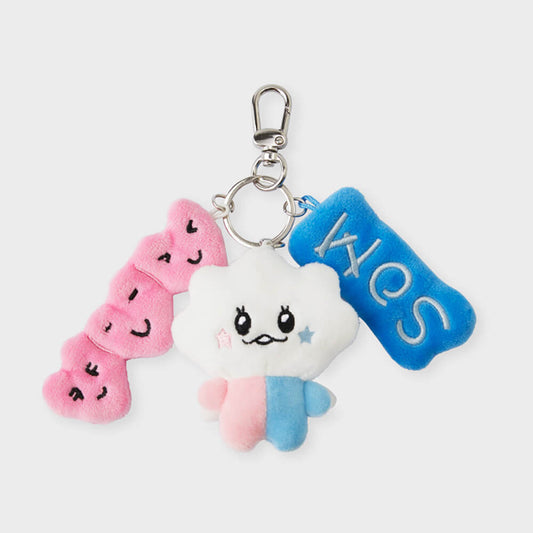 TRUZ SOM TREASURE Collection Plush Charm Keychain