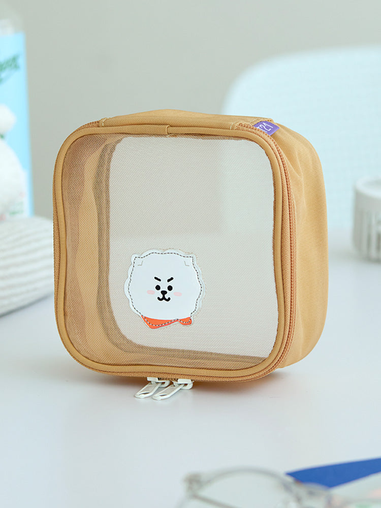 BT21 Basic Travel Mesh Pouch