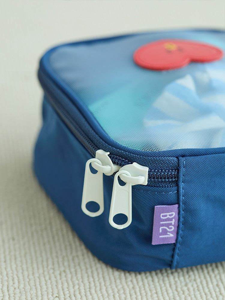 BT21 Basic Travel Mesh Pouch